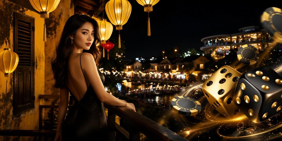 Trò chơi tài xỉu xúc xắc tại chợ đêm Hội An với không khí sôi động